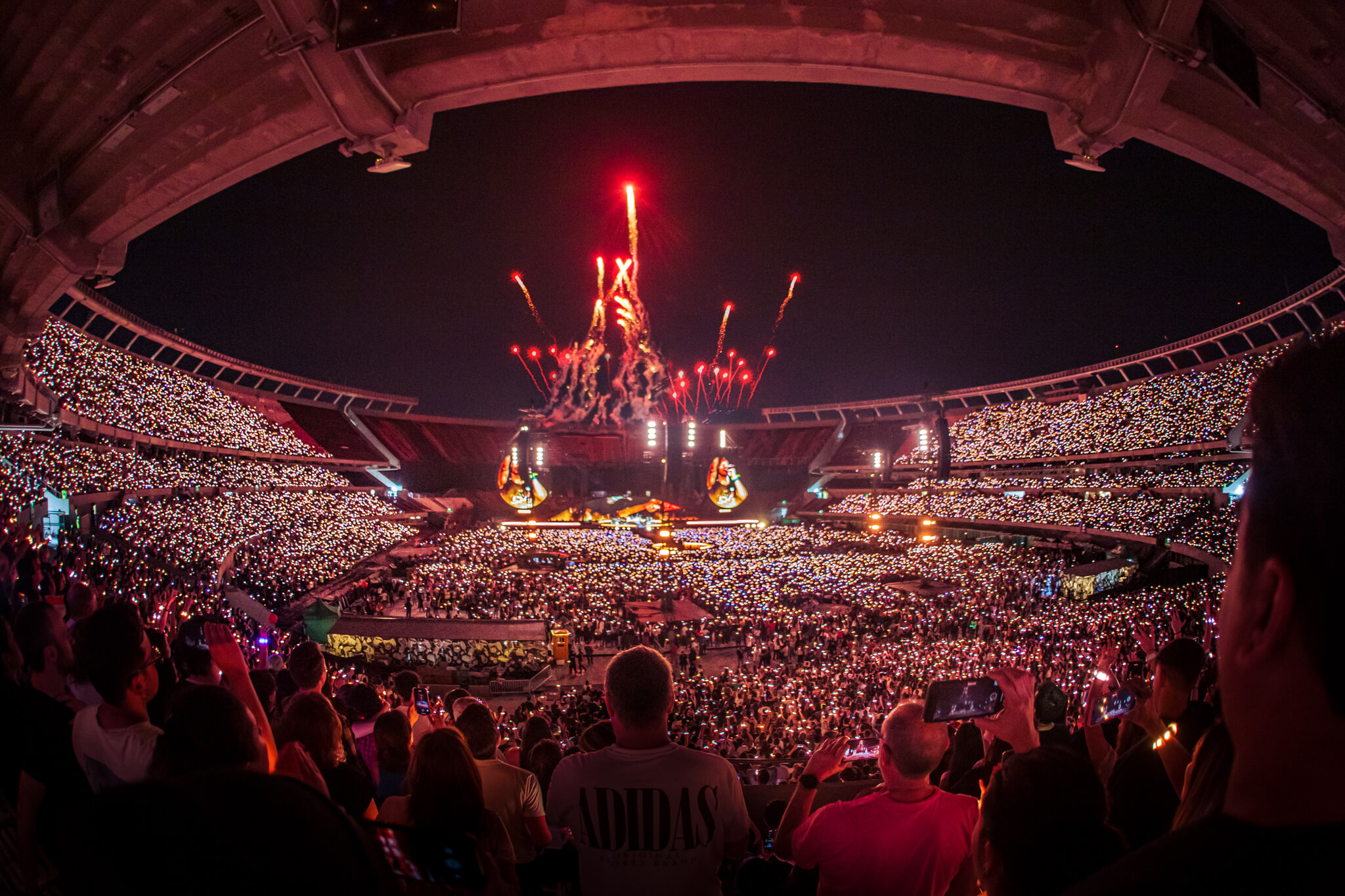 ColdPlay performs at River Plate Stadium, where EverBase protects the stadium turf